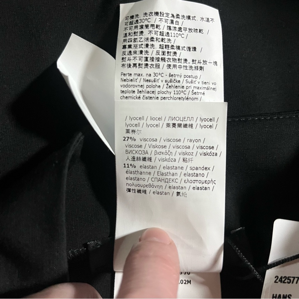 Max Mara Weekend Hans Black Jersey Midi Skirt - Picture 16 of 16